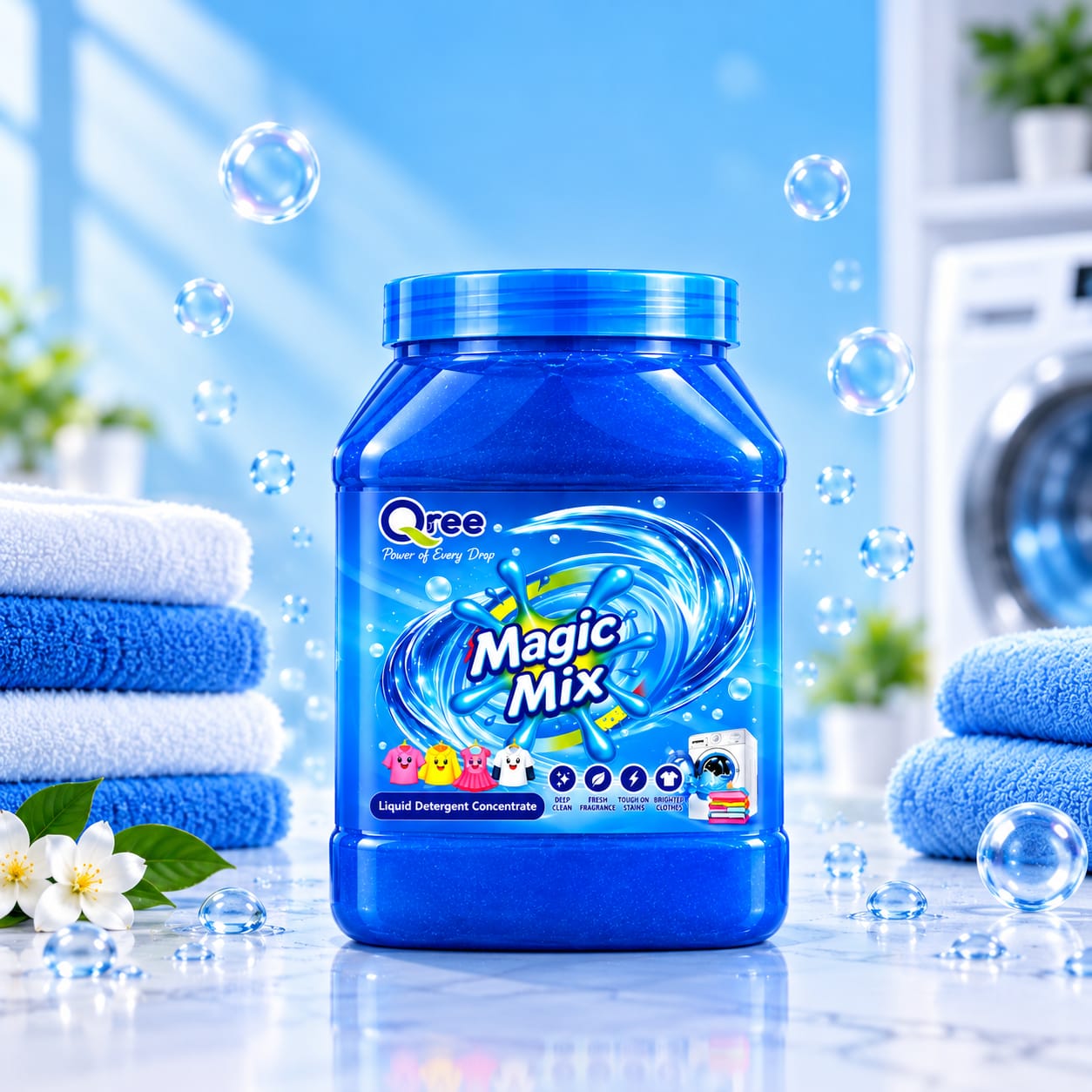 Qree Magic mix liquid detergent concentrate